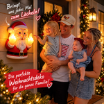 Frecher Weihnachtsmann™ – LED Mittelfinger Weihnachtsdeko