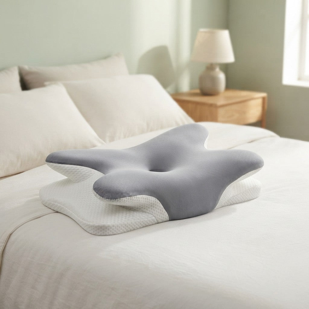 Ergonomisk Memory Foam Nakke Pude