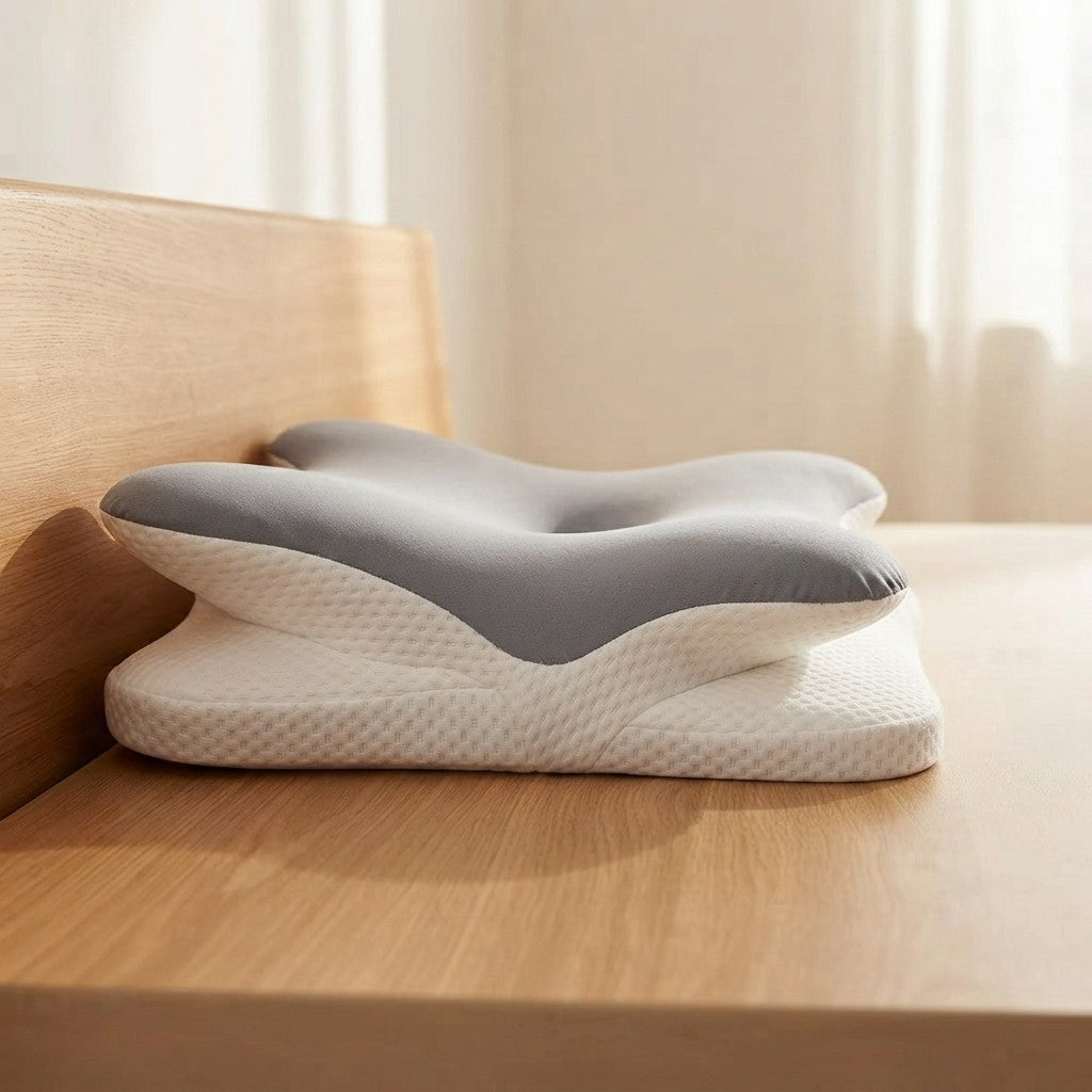 Ergonomisk Memory Foam Nakke Pude